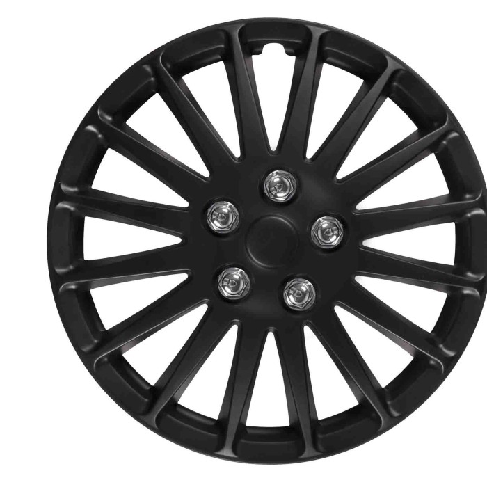 31209-C-01.JPG C 071 X Treme Set 4 Copricerchi Ø 17" Nero Opaco Copricerchi 4 Pz Verniciati Speciali Copricerchi