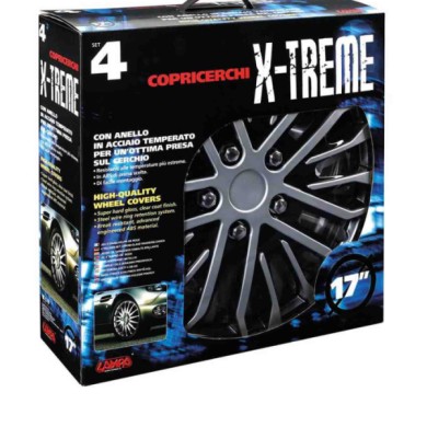 31213-S-01.JPG C 141 X Treme Set 4 Copricerchi Ø 16" Copricerchi 4 Pz Verniciati Bicolore Copricerchi