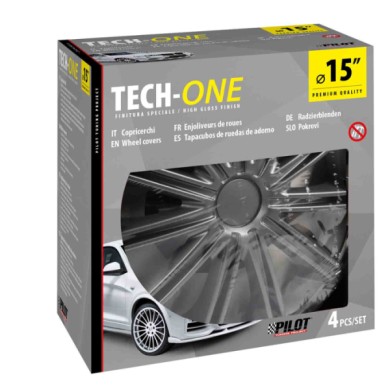 31517-S-01.JPG Nero Dark Set 4 Copricerchi Ø 15" Copricerchi 4 Pz Verniciati Tech One Copricerchi
