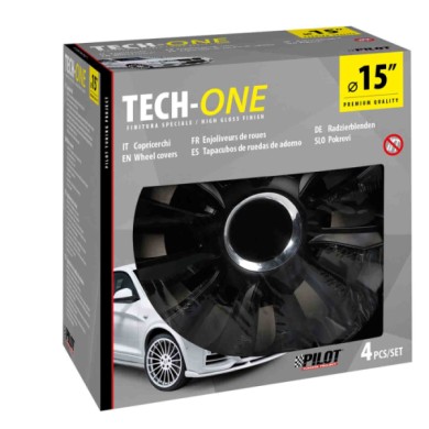 31527-S-01.JPG Avalone Pro Black Set 4 Copricerchi Ø 15" Copricerchi 4 Pz Verniciati Tech One Copricerchi