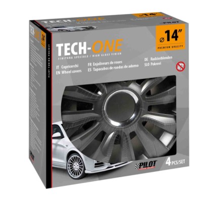 31531-S-01.JPG Avalone Pro Dark Set 4 Copricerchi Ø 14" Copricerchi 4 Pz Verniciati Tech One Copricerchi