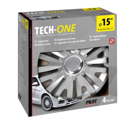 31542-S-01.JPG Royal Silver Set 4 Copricerchi Ø 15" Copricerchi 4 Pz Verniciati Tech One Copricerchi