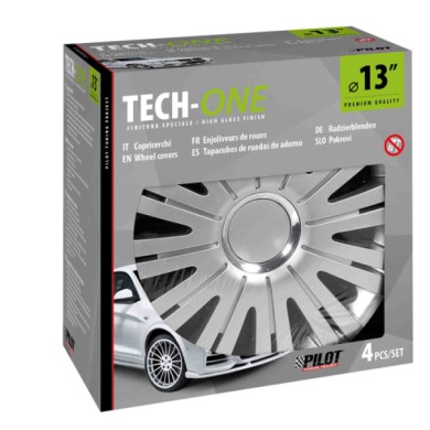 31555-C-01.JPG Active Silver Set 4 Copricerchi Ø 13" Copricerchi 4 Pz Verniciati Tech One Copricerchi