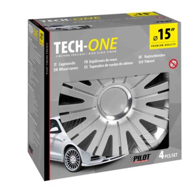 31557-S-01.JPG Active Silver Set 4 Copricerchi Ø 15" Copricerchi 4 Pz Verniciati Tech One Copricerchi
