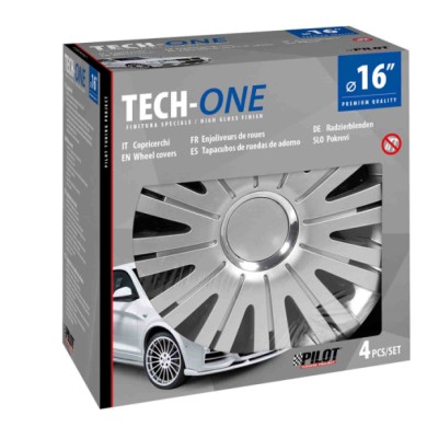 31558-S-01.JPG Active Silver Set 4 Copricerchi Ø 16" Copricerchi 4 Pz Verniciati Tech One Copricerchi