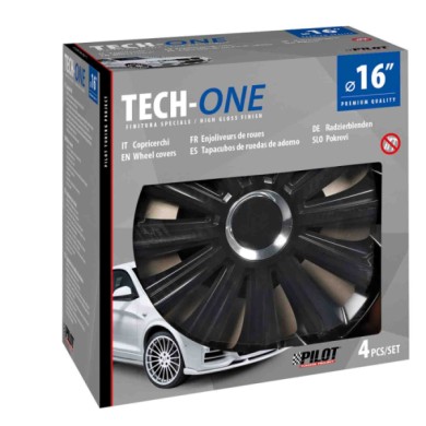 31583-S-01.JPG Trend Black Set 4 Copricerchi Ø 16" Copricerchi 4 Pz Verniciati Tech One Copricerchi