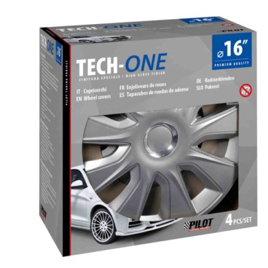 31598-S-01.JPG Stratos Rc Silver Set 4 Copricerchi Ø 16" Copricerchi 4 Pz Verniciati Tech One Copricerchi