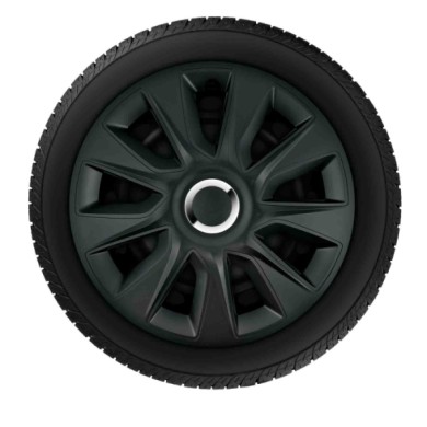 31605-S-01.JPG Stratos Rc Black Set 4 Copricerchi Ø 13" Copricerchi 4 Pz Verniciati Tech One Copricerchi