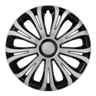 31615-C-01.JPG Avera Silver & Black Set 4 Copricerchi Ø 13" Copricerchi 4 Pz Verniciati Tech One Copricerchi