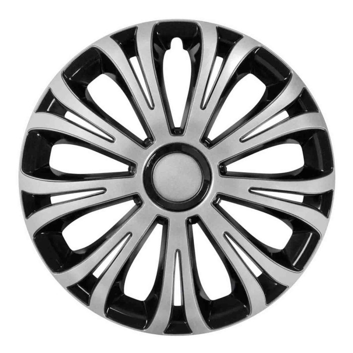 31615-C-01.JPG Avera Silver & Black Set 4 Copricerchi Ø 13" Copricerchi 4 Pz Verniciati Tech One Copricerchi