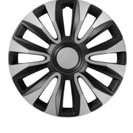 Avalone Silver & Black Set 4 Copricerchi Ø 15" Copricerchi 4 Pz Verniciati Tech One Copricerchi