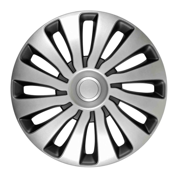 31655-C-01.JPG Sepang Silver & Black Set 4 Copricerchi Ø 13" Copricerchi 4 Pz Verniciati Tech One Copricerchi