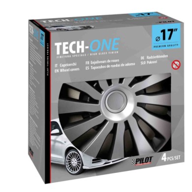 31659-S-01.JPG Sepang Silver & Black Set 4 Copricerchi Ø 17" Copricerchi 4 Pz Verniciati Tech One Copricerchi