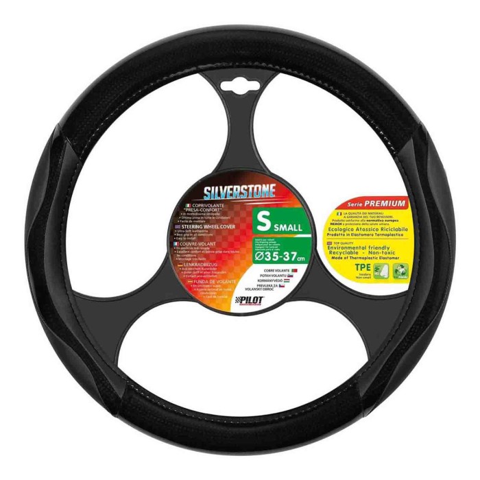 32942-S-03.JPG Silverstone Coprivolante In Skeentex S Ø 35/37 Cm Nero Coprivolanti In Skeentex Coprivolanti