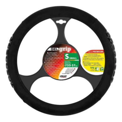 32948-S-02.JPG Gel Grip Coprivolante In Microfibra S Ø 35/37 Cm Nero Coprivolanti In Microfibra Coprivolanti