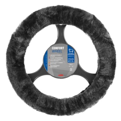 32961-S-02.JPG Comfort Wheel Coprivolante Elasticizzato In Vera Pelliccia Antracite Ø 35 42 Cm Coprivolanti Elasticizzati In Ver