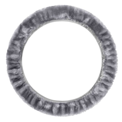 32963-S-03.JPG Fancy Plush Coprivolante Elasticizzato In Pelliccia Sintetica Ø 36 42 Cm Grigio Coprivolanti Elasticizzati