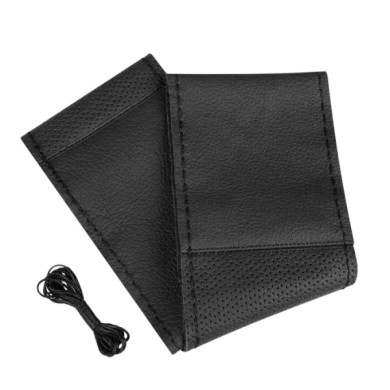 32998-S-02.JPG Sport Coprivolante In Pelle L Ø 37/39 Cm Nero Coprivolanti Da Cucire In Vera Pelle Coprivolanti Da Cucire