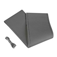 Standard Coprivolante In Pelle L Ø 37/39 Cm Grigio Coprivolanti Da Cucire In Vera Pelle Coprivolanti Da Cucire