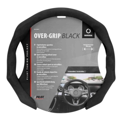 33077-C-01.JPG Over Grip Coprivolante Sportivo In Microfibra Universale Nero Coprivolanti Universali Coprivolanti