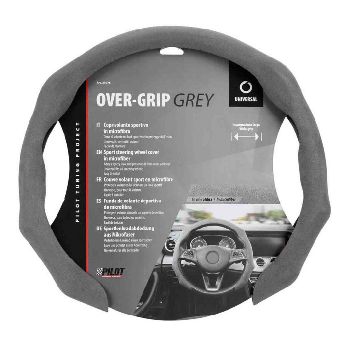 33078-C-01.JPG Over Grip Coprivolante Sportivo In Microfibra Universale Grigio Coprivolanti Universali Coprivolanti