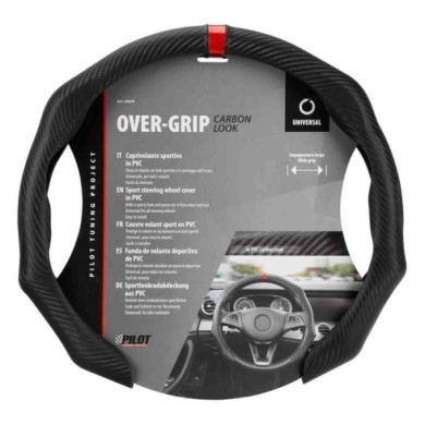 33079-C-01.JPG Over Grip Coprivolante Sportivo In Pvc Universale Carbon Look Coprivolanti Universali Coprivolanti