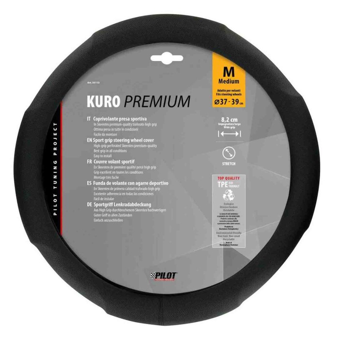 33113-S-02.JPG Kuro Coprivolante In Skeentex M Ø 37/39 Cm Nero Coprivolanti In Skeentex Coprivolanti