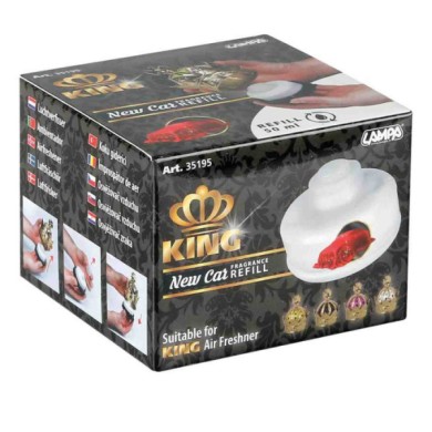 35195-C-01.JPG King Deodorante Per Ambiente Ricarica 50 Ml Auto Nuova Lampa Deodoranti