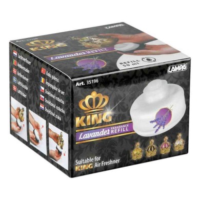 35196-C-01.JPG King Deodorante Per Ambiente Ricarica 50 Ml Lavanda Lampa Deodoranti