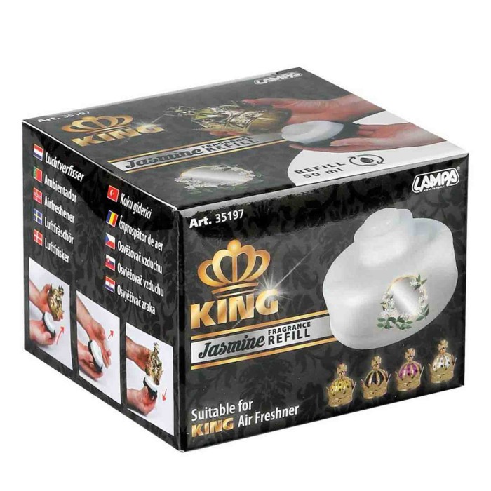 35197-C-01.JPG King Deodorante Per Ambiente Ricarica 50 Ml Gelsomino Lampa Deodoranti