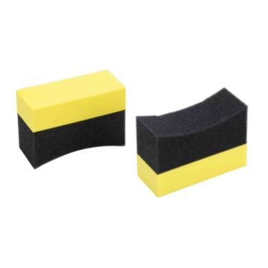 37109-C-01.JPG Tyre Make Up Set 2 Spugne Applicatori Lucida Pneumatici Spazzole Lavaggio Lavaggio