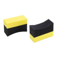 37109-C-01.JPG Tyre Make Up Set 2 Spugne Applicatori Lucida Pneumatici Spazzole Lavaggio Lavaggio