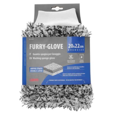 37207-C-01.JPG Furry Glove Guanto Spugna Per Lavaggio Guanti Lavaggio Lavaggio