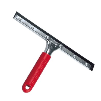 37453-C-01.JPG Spatola Asciugavetro In Metallo 25 Cm Pulivetro Lavaggio