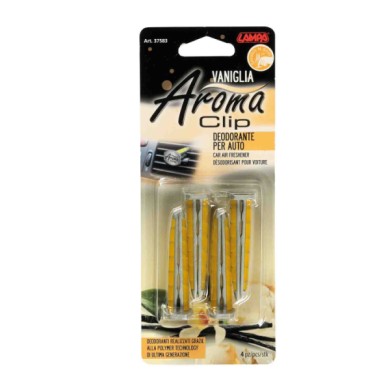 37583-C-01.JPG Aroma Clip Deodorante Per Abitacolo Vaniglia Lampa Deodoranti