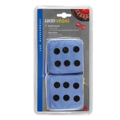 37654-S-01.JPG Lucky Vegas Dadi Fortunati Azzurro Ornamenti Removibili Profili E Ornamenti