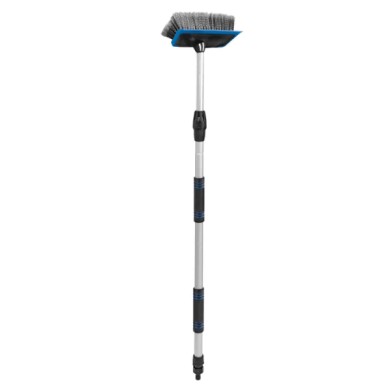 38012-S-02.JPG Set Idrospazzola Con Manico Telescopico Innesto A Vite Idrospazzole Innesto A Vite Lavaggio