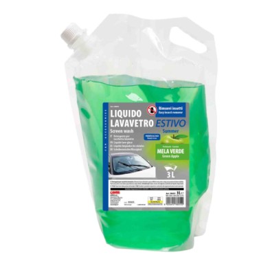 38055-S-01.JPG Liquido Lavavetro Estivo Pronto All'uso 3000 Ml Mela Verde Liquido Lavavetri Lampa
