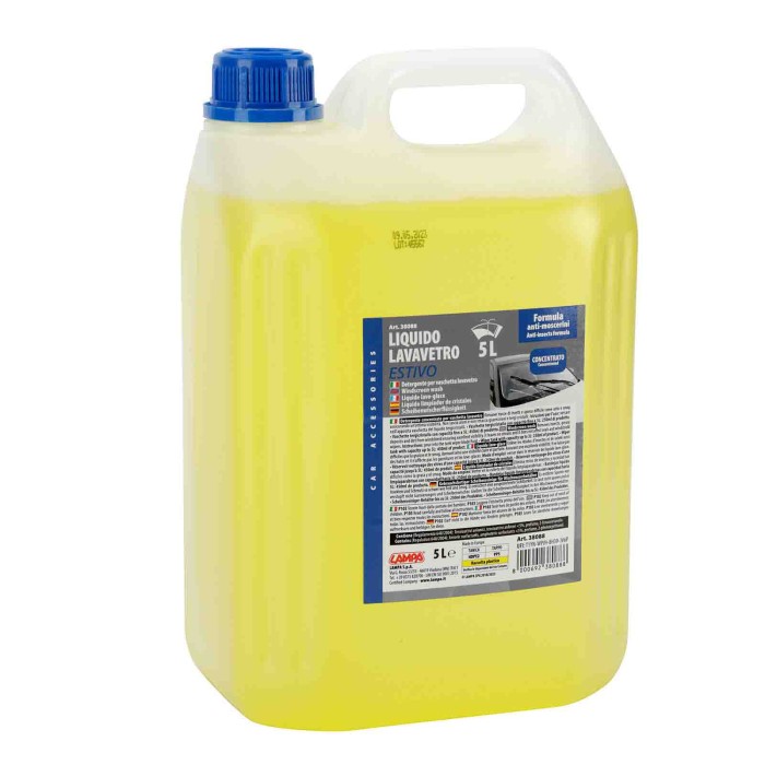 38088-S-01.JPG Liquido Lavavetro Estivo Concentrato 5000 Ml Liquido Lavavetri Lampa
