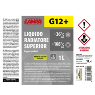 38114-C-01.JPG Superior Giallo G12+ Liquido Antigelo Radiatore ( 36°c) 1 L Liquido Antigelo Radiatore Lampa