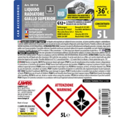 38116-C-01.JPG Superior Giallo G12+ Liquido Antigelo Radiatore ( 36°c) 5 L Liquido Antigelo Radiatore Lampa