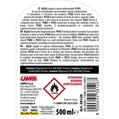 38126-S-01.JPG Liquido Detergente Cristalli ( 20°c) 500 Ml Liquido Lavavetri Lampa