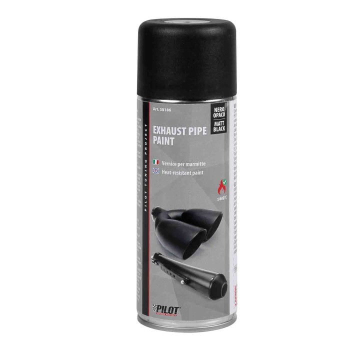38186-A-01.JPG Vernice Spray Per Marmitte 400 Ml Nero Opaco Vernici Spray Speciali Vernici Spray
