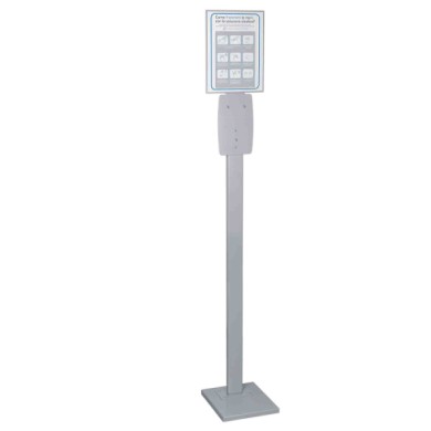 38222-S-01.JPG Piantana Porta Dispenser Igienizzanti E Protezioni Igiene E Protezione