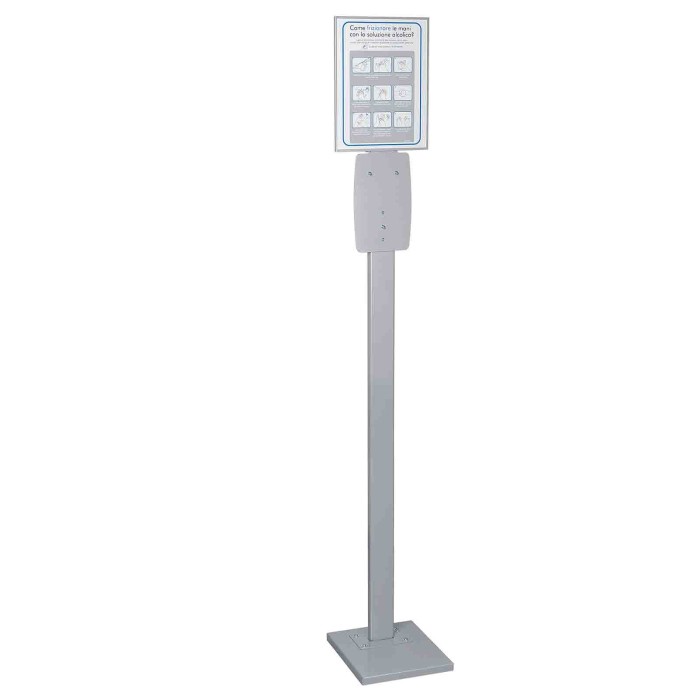 38222-S-01.JPG Piantana Porta Dispenser Igienizzanti E Protezioni Igiene E Protezione