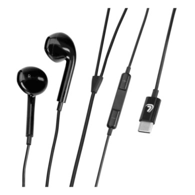 38693-C-01.JPG Linea Essentials Auricolari Con Microfono Cavo Usb Type C 120 Cm Nero Linea Essentials Accessori Telefonia
