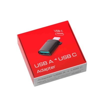 38696-C-01.JPG Linea Essentials Adattatore Usb A Usb C Linea Essentials Accessori Telefonia