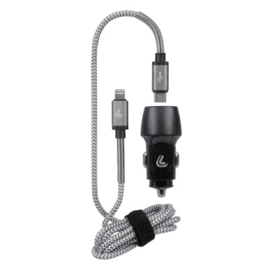 38712-S-01.JPG Kit 2 In 1 Lightning Pro Pd/qc 3.0 18w 12/24v Apple Lightning/dock 30 Pin Kit Di Ricarica