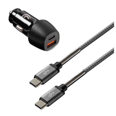 38715-S-01.JPG Kit 2 In 1 Type C Pro Pd/qc 3.0 18w 12/24v Type C Kit Di Ricarica