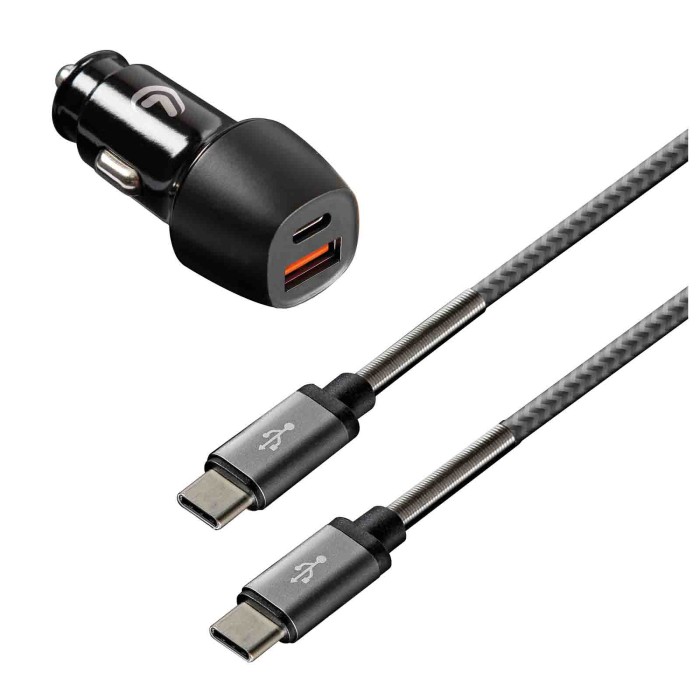 38715-S-01.JPG Kit 2 In 1 Type C Pro Pd/qc 3.0 18w 12/24v Type C Kit Di Ricarica